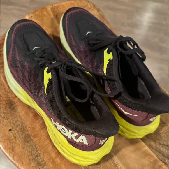 Hoka One One Speedgoat 5 Women’s Size 8 Blue/Primrose 1123158 💎EUC Worn ONLY 3 X - Picture 5 of 8